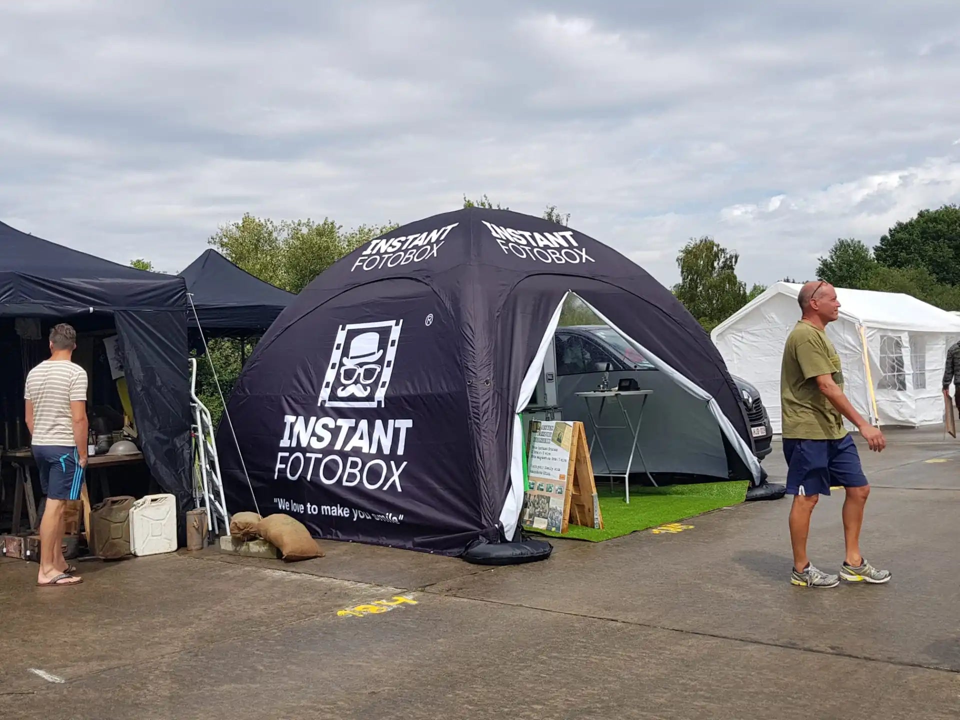 Custom Printed Inflatable Arched Canopy Tent