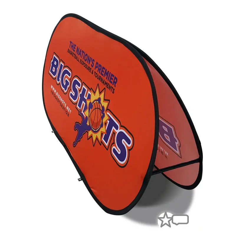 Custom Oval Pop Up Banners