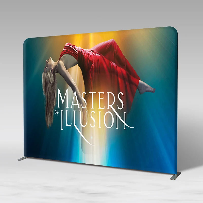 Custom Straight Pillow Case Backdrop Tension Fabric Displays